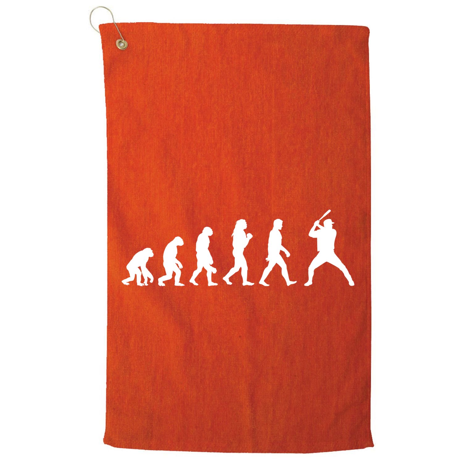 Baseball Fan Evolution  Golf Towel