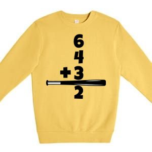 Baseball Funny Joke Premium Crewneck Sweatshirt