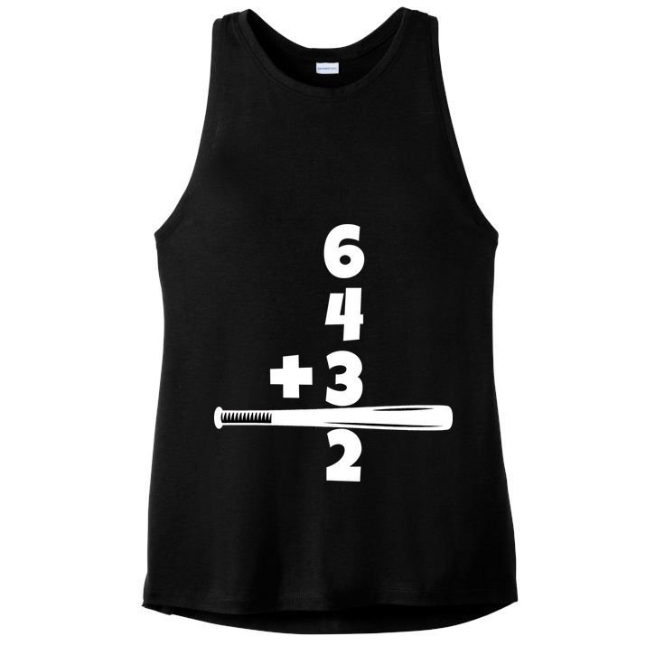 Baseball Funny Joke Ladies PosiCharge Tri-Blend Wicking Tank