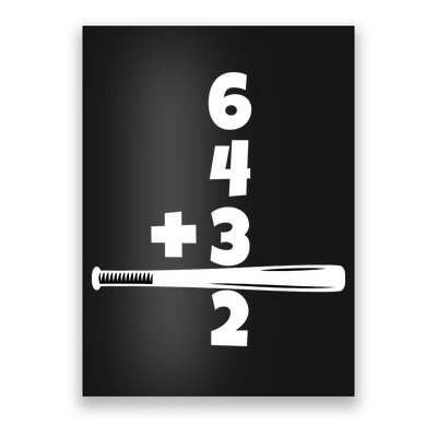Baseball Funny Joke Poster