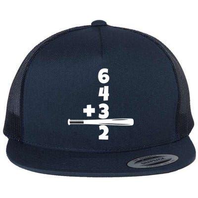 Baseball Funny Joke Flat Bill Trucker Hat