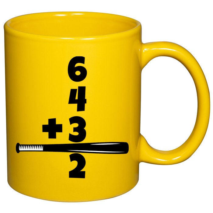 Baseball Funny Joke 11oz C Handle Ceramic Mug