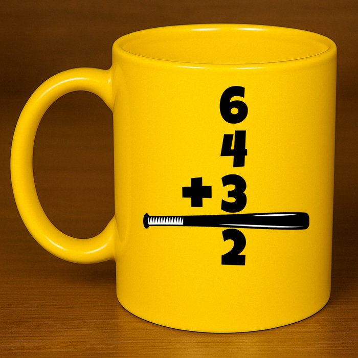 Baseball Funny Joke 11oz C Handle Ceramic Mug