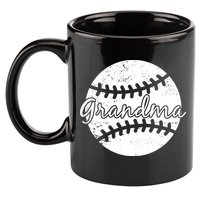 Baseball Grandma 11oz C Handle Ceramic Mug