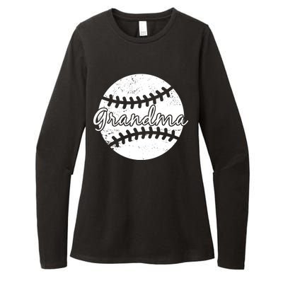 Baseball Grandma Womens CVC Long Sleeve Shirt