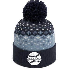 Baseball Grandma The Baniff Cuffed Pom Beanie