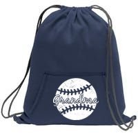 Baseball Grandma Sweatshirt Cinch Pack Bag