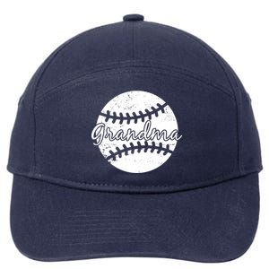 Baseball Grandma 7-Panel Snapback Hat