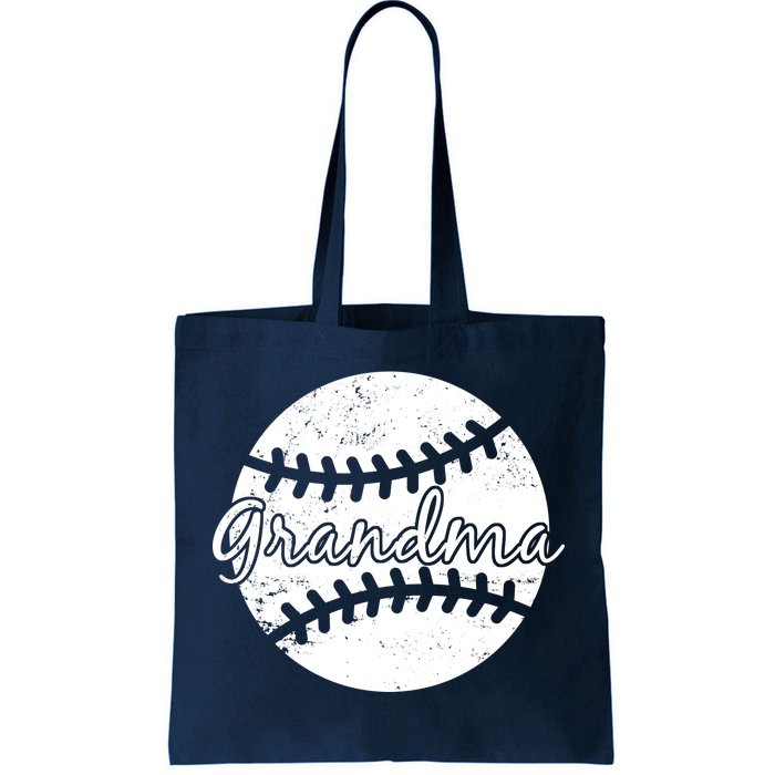 Baseball Grandma Tote Bag