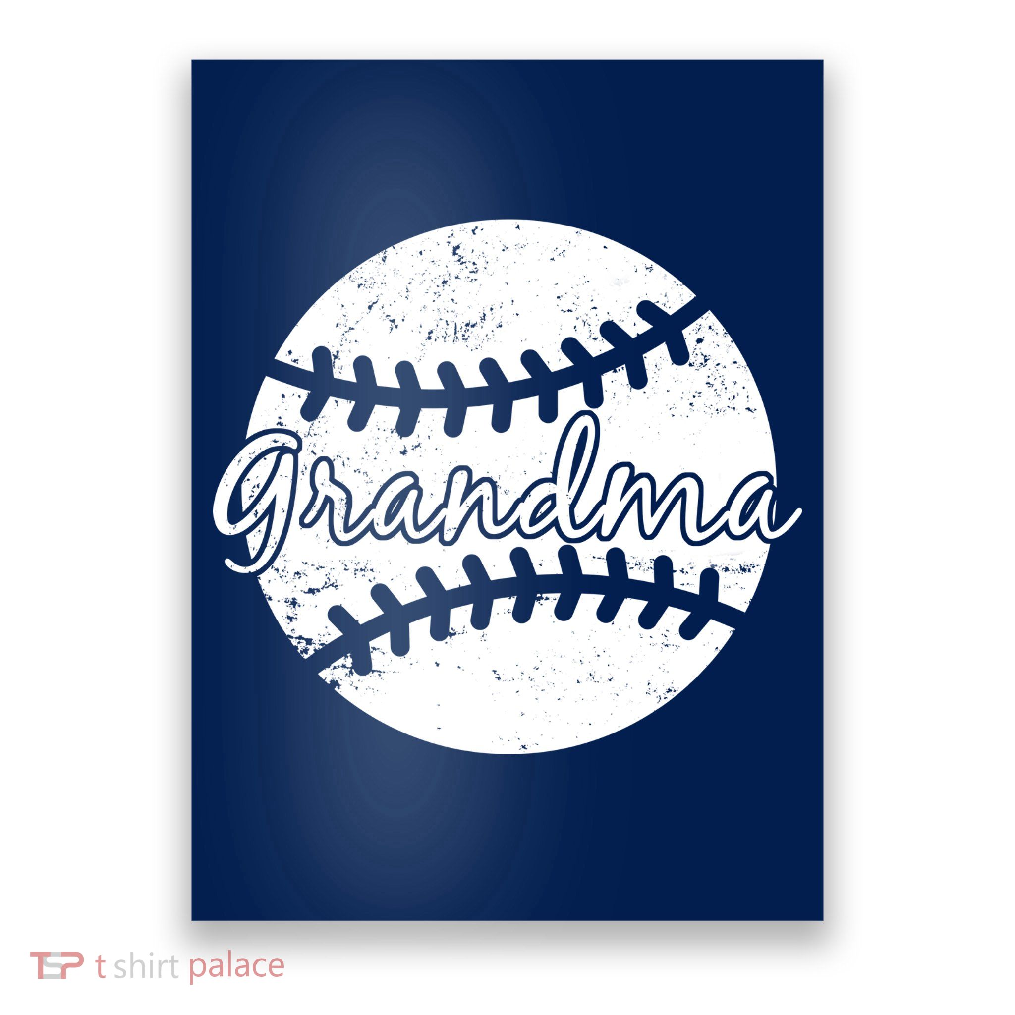 Baseball Grandma Poster
