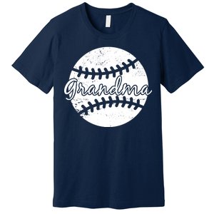 Baseball Grandma Premium T-Shirt