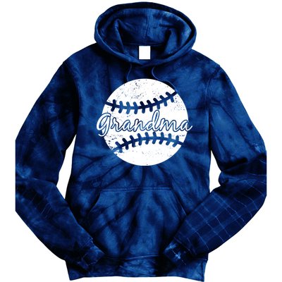 Baseball Grandma Tie Dye Hoodie