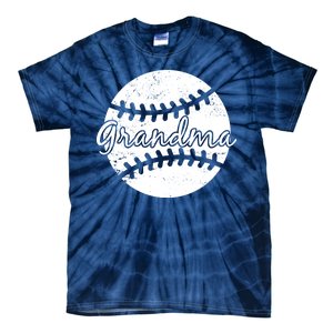 Baseball Grandma Tie-Dye T-Shirt