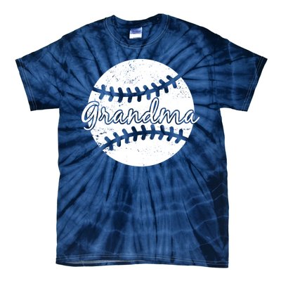 Baseball Grandma Tie-Dye T-Shirt