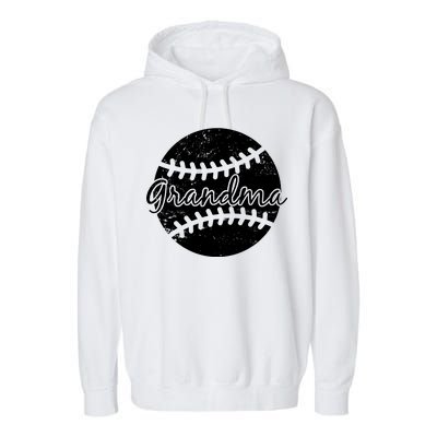 Baseball Grandma Garment-Dyed Fleece Hoodie