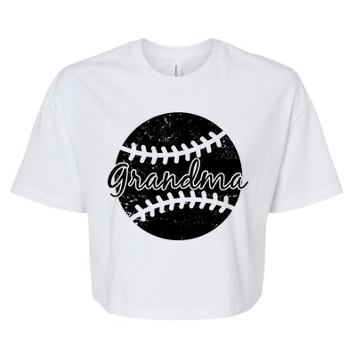 Baseball Grandma Bella+Canvas Jersey Crop Tee