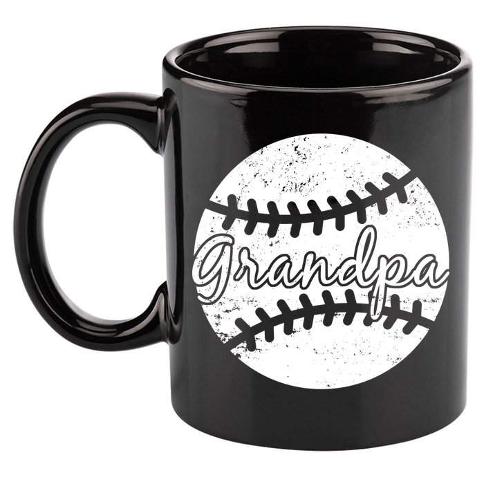 Baseball Grandpa 11oz C Handle Ceramic Mug