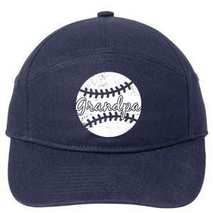 Baseball Grandpa 7-Panel Snapback Hat