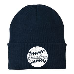 Baseball Grandpa Knit Cap Winter Beanie