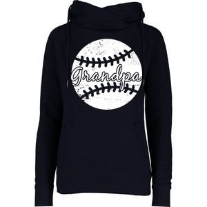 Baseball Grandpa Womens Funnel Neck Pullover Hood