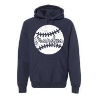 Baseball Grandpa Premium Hoodie