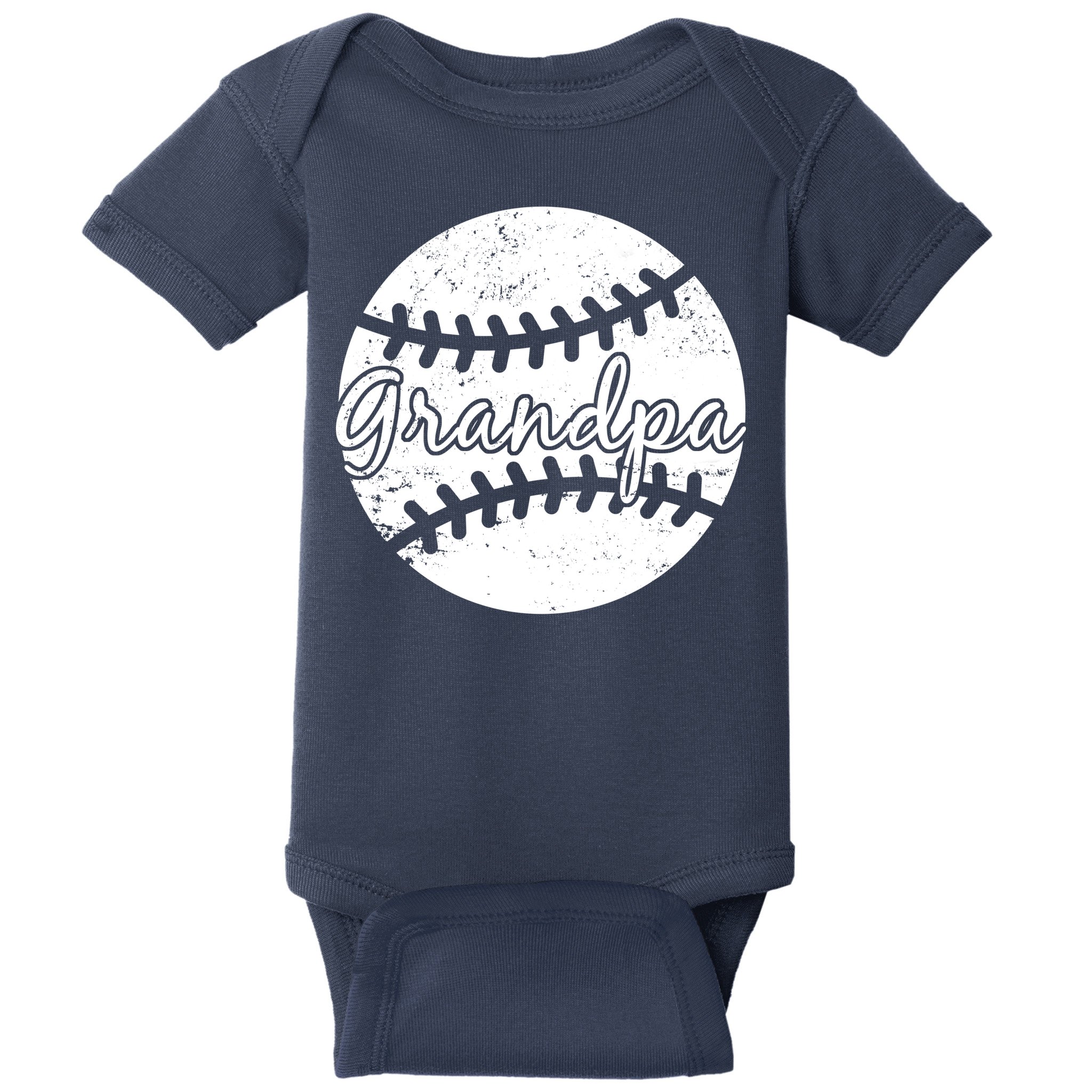 Baseball Grandpa Baby Bodysuit