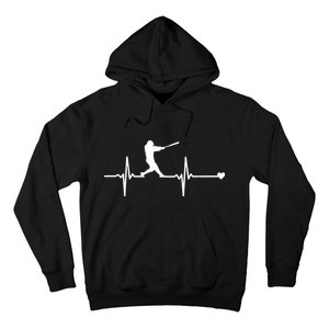 Baseball Heartbeat Pulse Hoodie