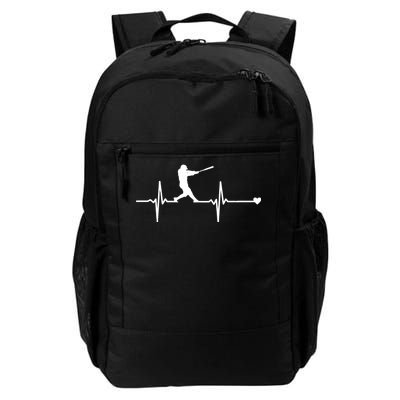 Baseball Heartbeat Pulse Daily Commute Backpack