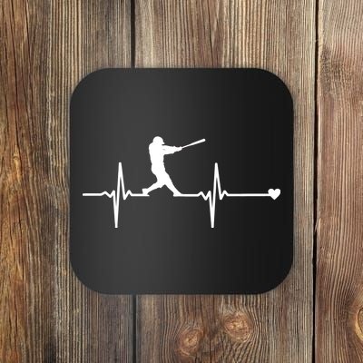 Baseball Heartbeat Pulse Coaster