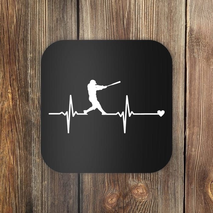 Baseball Heartbeat Pulse Coaster