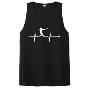 Baseball Heartbeat Pulse PosiCharge Competitor Tank