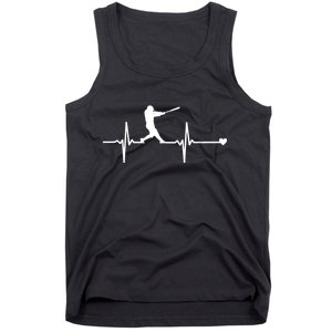 Baseball Heartbeat Pulse Tank Top