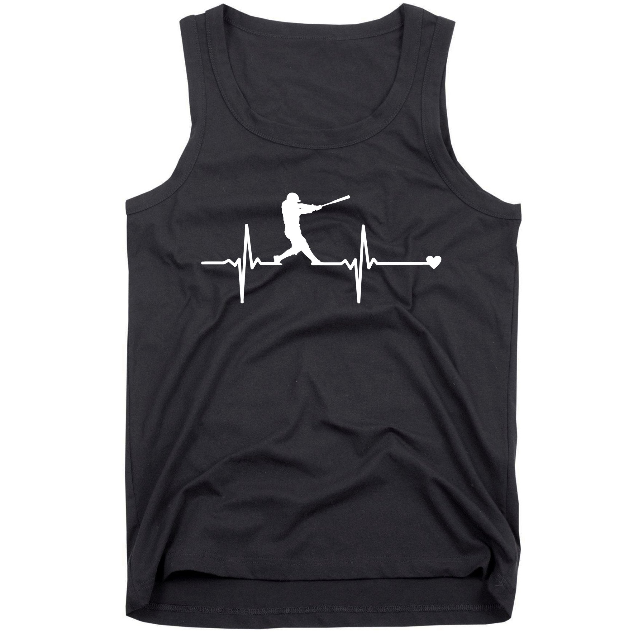 Baseball Heartbeat Pulse Tank Top