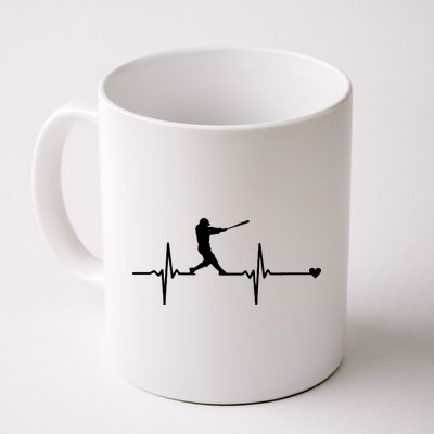 Baseball Heartbeat Pulse Coffee Mug