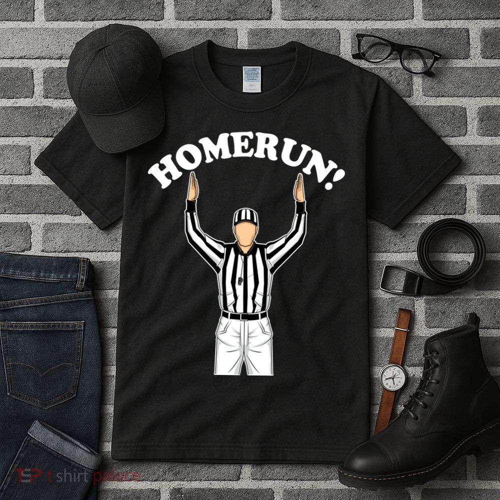 Baseball Homerun Football Referee Funny Tall T-Shirt