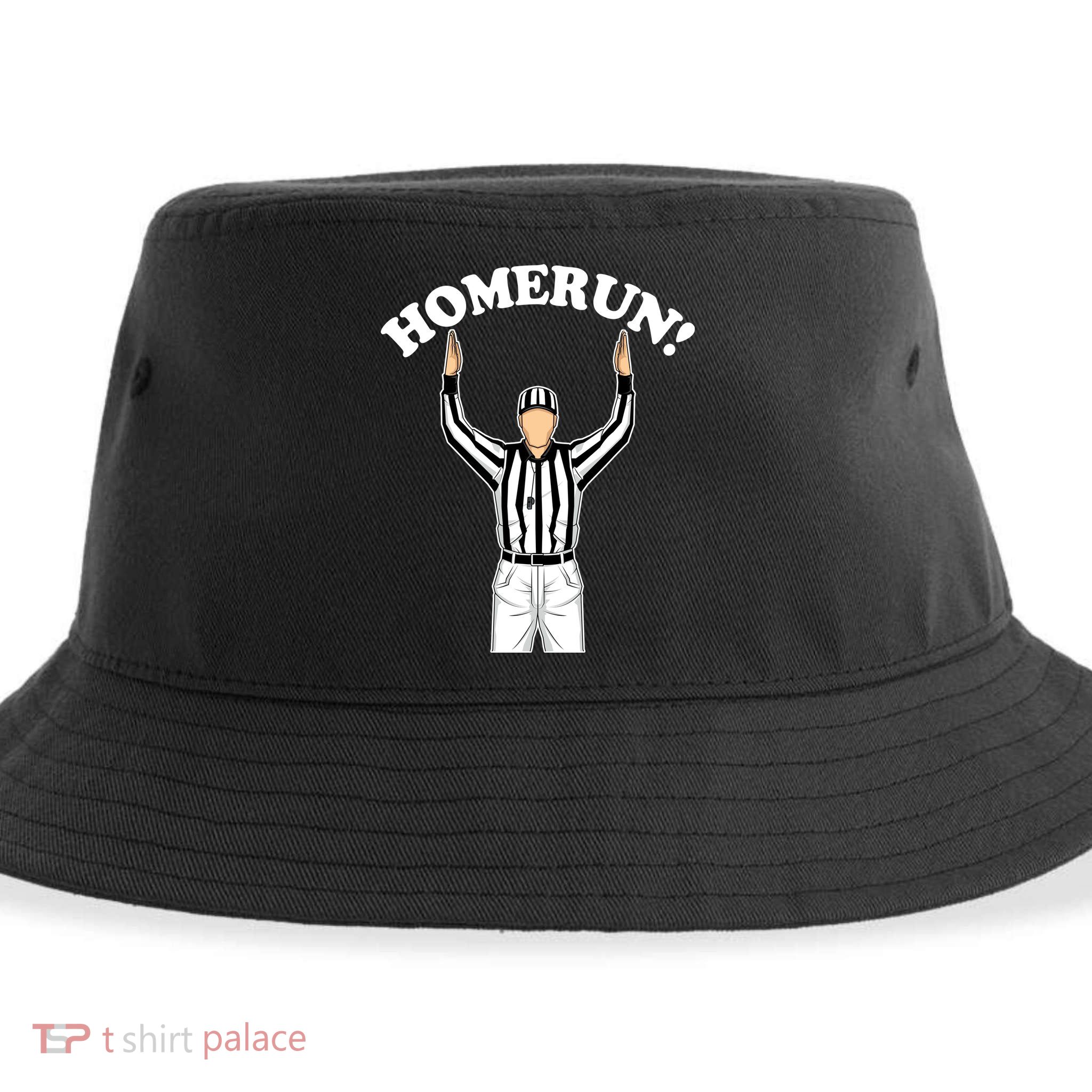 Baseball Homerun Football Referee Funny Sustainable Bucket Hat