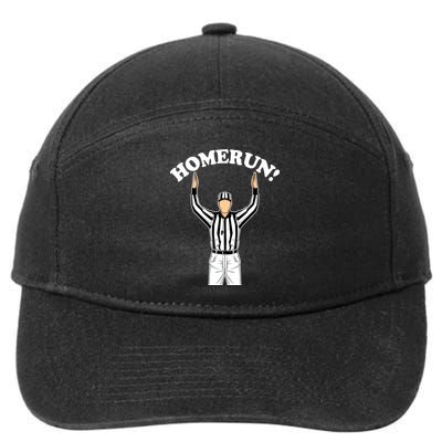 Baseball Homerun Football Referee Funny 7-Panel Snapback Hat