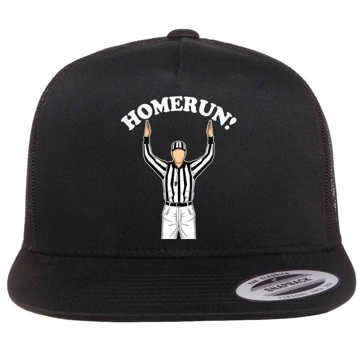 Baseball Homerun Football Referee Funny Flatbill Hat