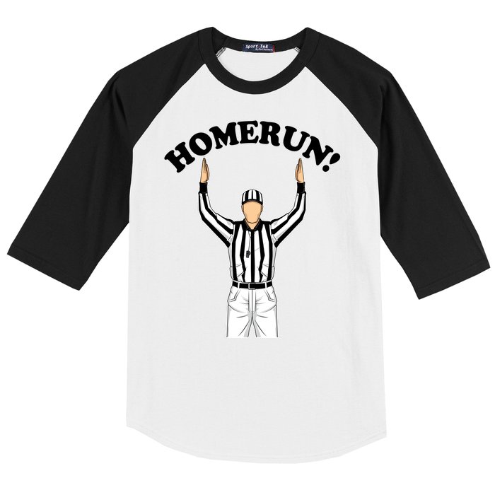 Baseball Homerun Football Referee Funny Baseball Sleeve Shirt