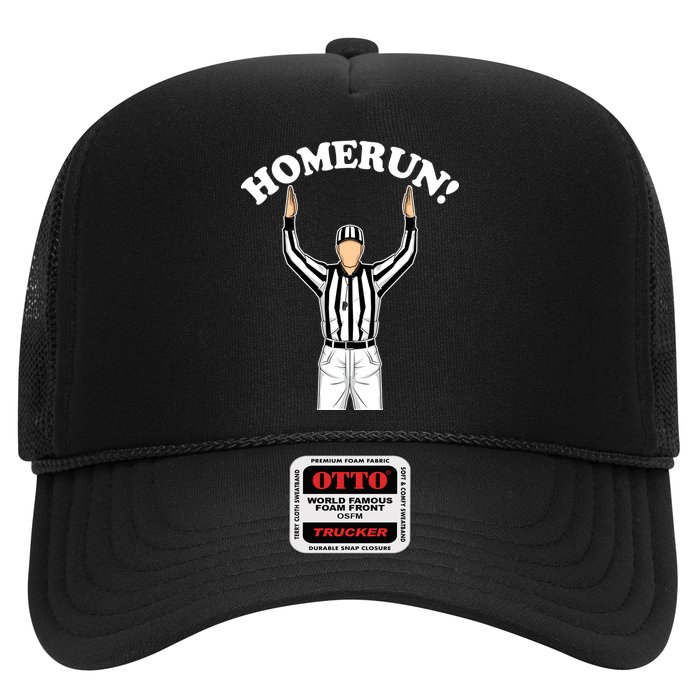 Baseball Homerun Football Referee Funny Trucker Hat