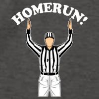 Baseball Homerun Football Referee Funny Vector Backpack