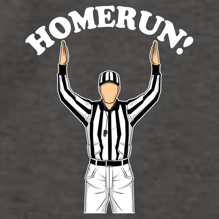Baseball Homerun Football Referee Funny Vector Backpack