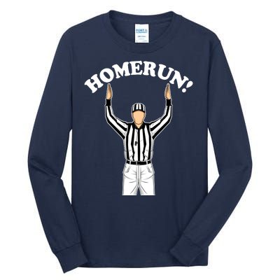 Baseball Homerun Football Referee Funny Tall Long Sleeve T-Shirt