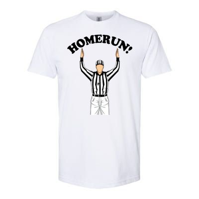 Baseball Homerun Football Referee Funny Softstyle® CVC T-Shirt