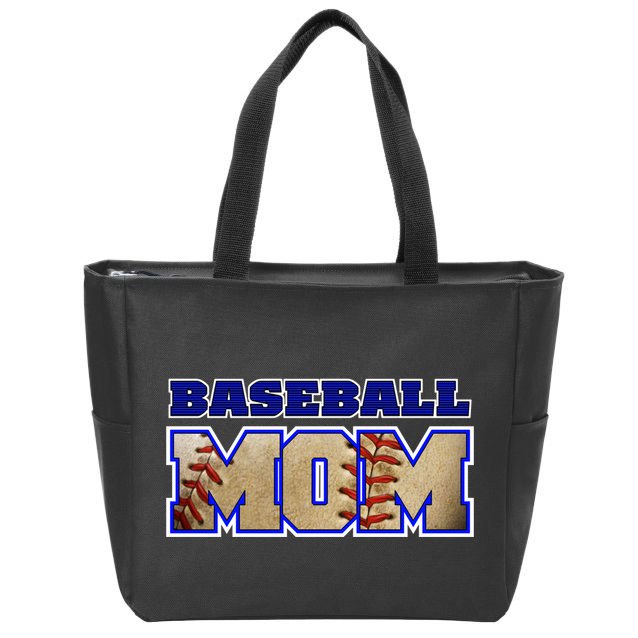 Baseball Mom Zip Tote Bag