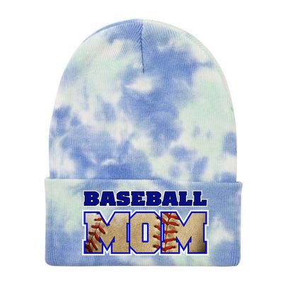 Baseball Mom Tie Dye 12in Knit Beanie