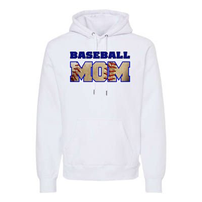 Baseball Mom Premium Hoodie