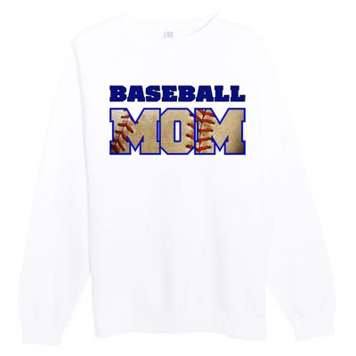 Baseball Mom Premium Crewneck Sweatshirt