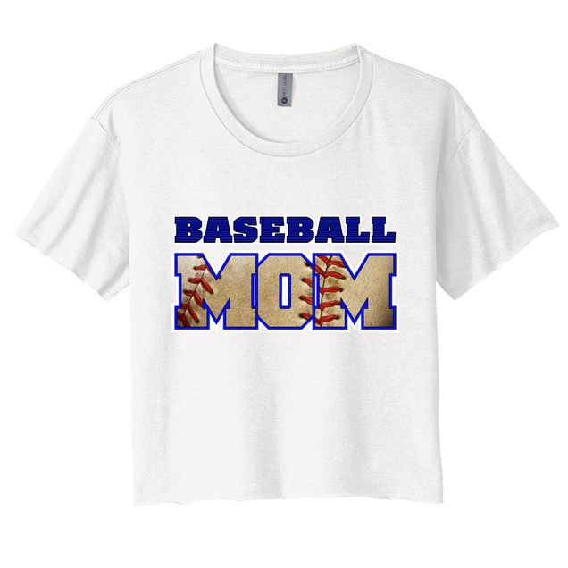 Baseball Mom Crop Top