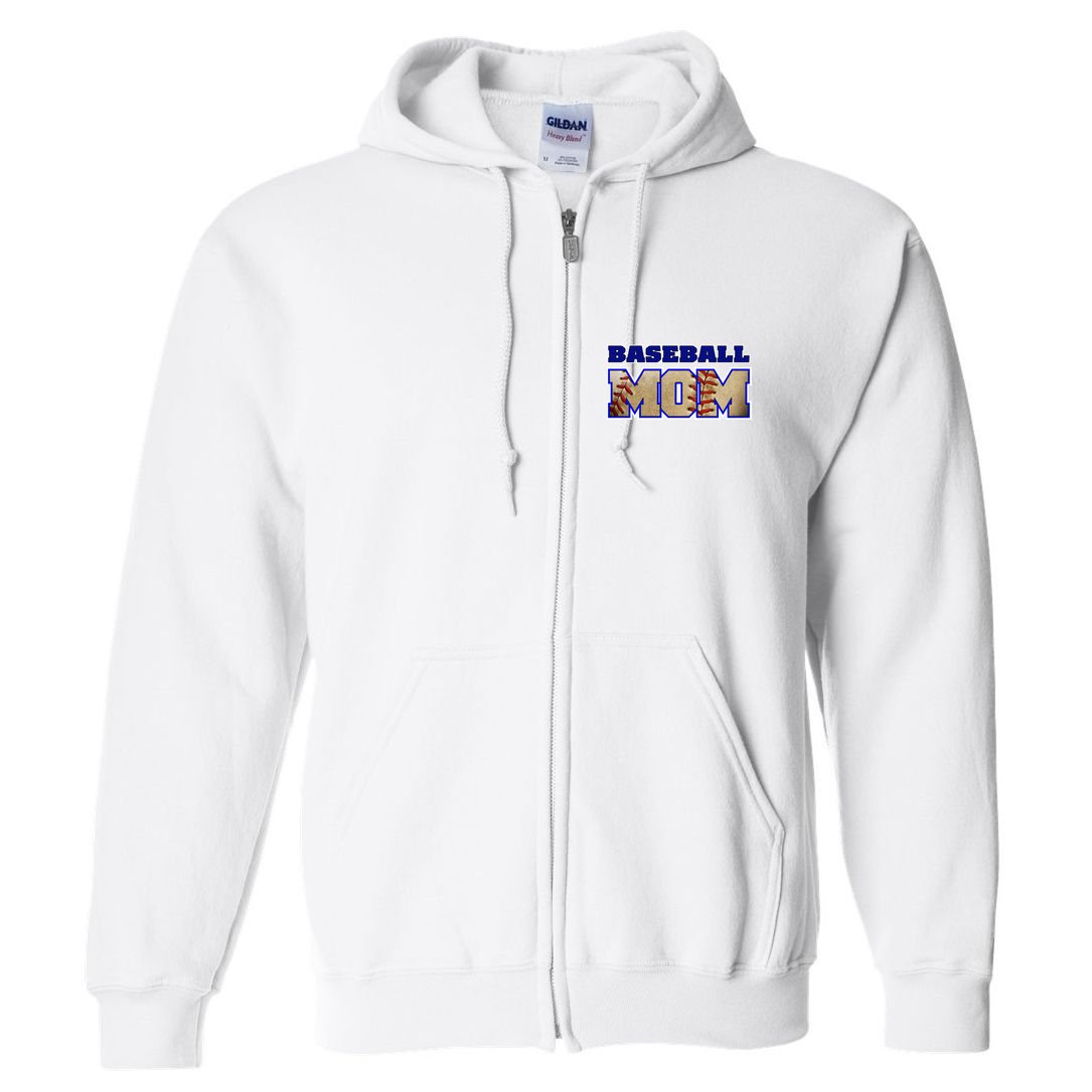 Baseball Mom Full Zip Hoodie